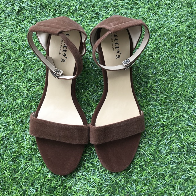 Sandal gót vuông 3p