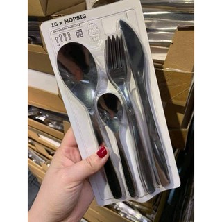 Bộ dao thìa dĩa 16 món Mopsig IKEA