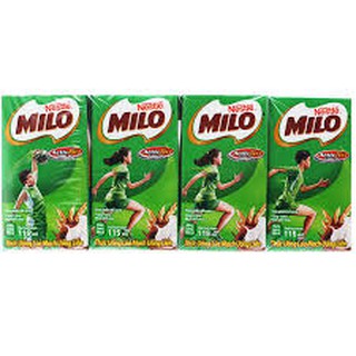 Thức Uống Lúa Mạch Milo Nestle 4 Hộp x  115 Ml