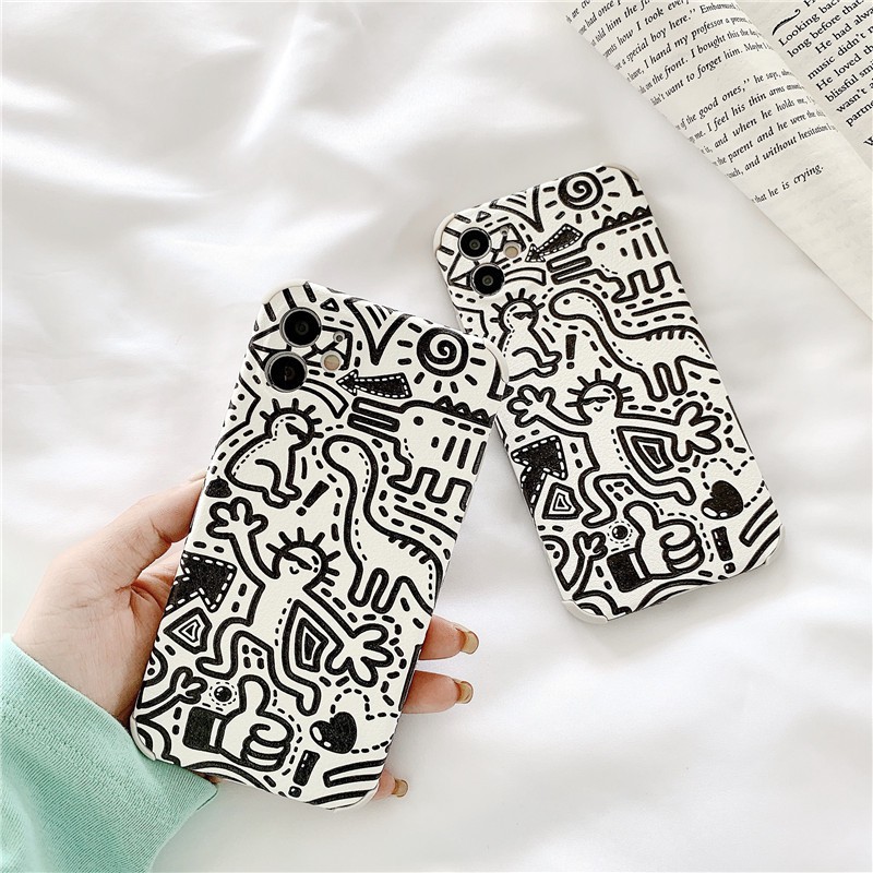 Ốp lưng iphone Auto Nghệ Thuật graffiti  Thích hợp iphone 11,12 pro max,12,12 pro,11 pro max,11 pro,7 plus,7,xs max,8g,