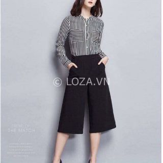 Quần lửng ống rộng culottes