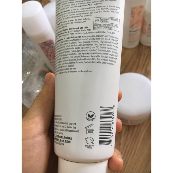 Mặt nạ dưỡng ẩm da đầu Briogeo Scalp Revival TM 177ml