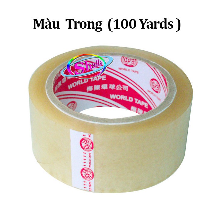 Cuộn Băng Keo Đục - Trong (200 Yards - 100 Yards ) S58 Shalla