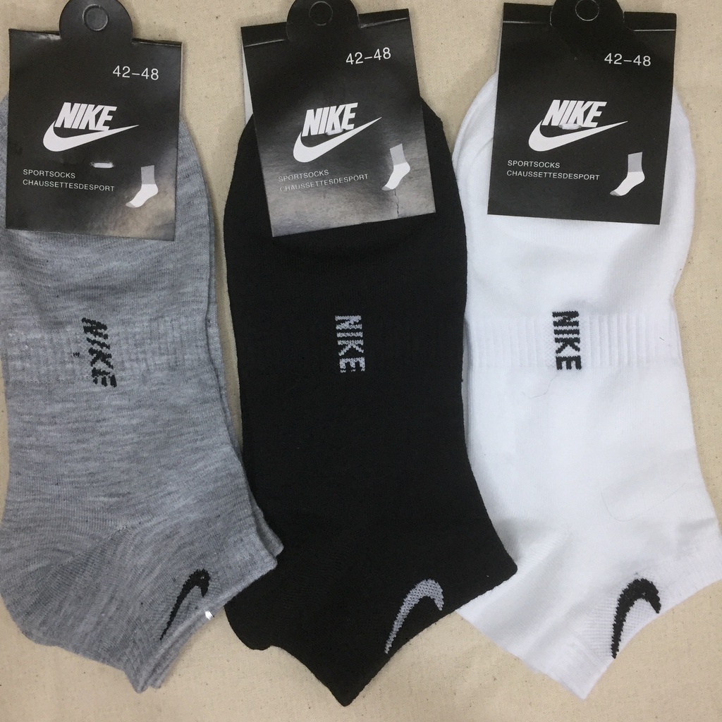 Tất nike cổ thấp nam nữ Thời trang cao cấp  chất cotton co dãn 4 chiều thấm hút tốt