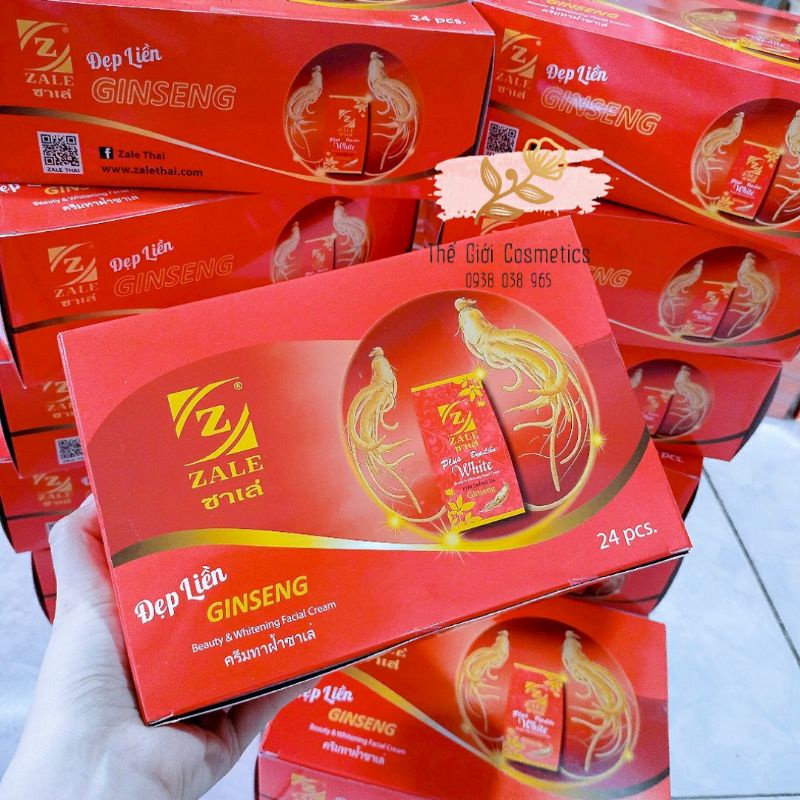 Lẻ Kem Sâm cô tiên Ac thái Zaa lê chuẩn xịn hủ 6g