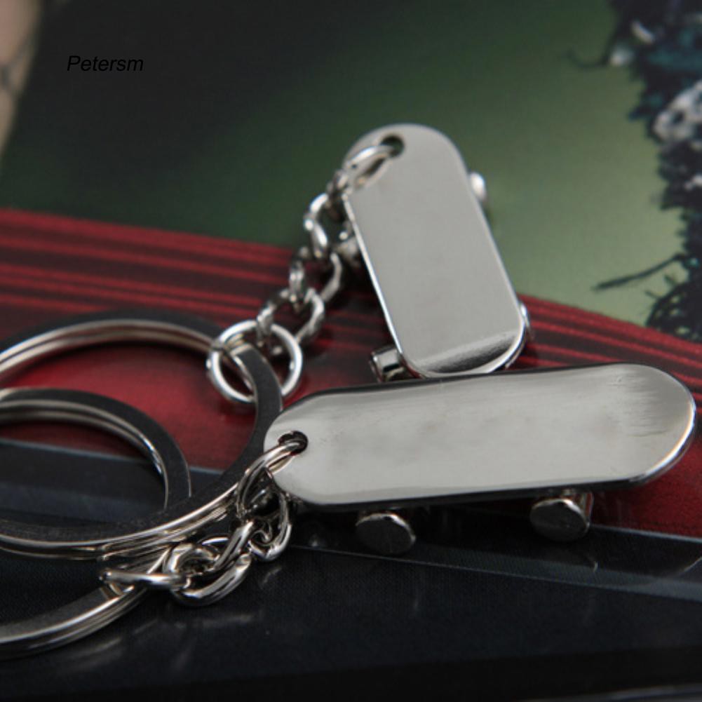 Set 2 móc khóa hình ván trượt mini dễ thương