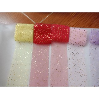 Ruy băng sao bản rộng 6cm (9k/1m)