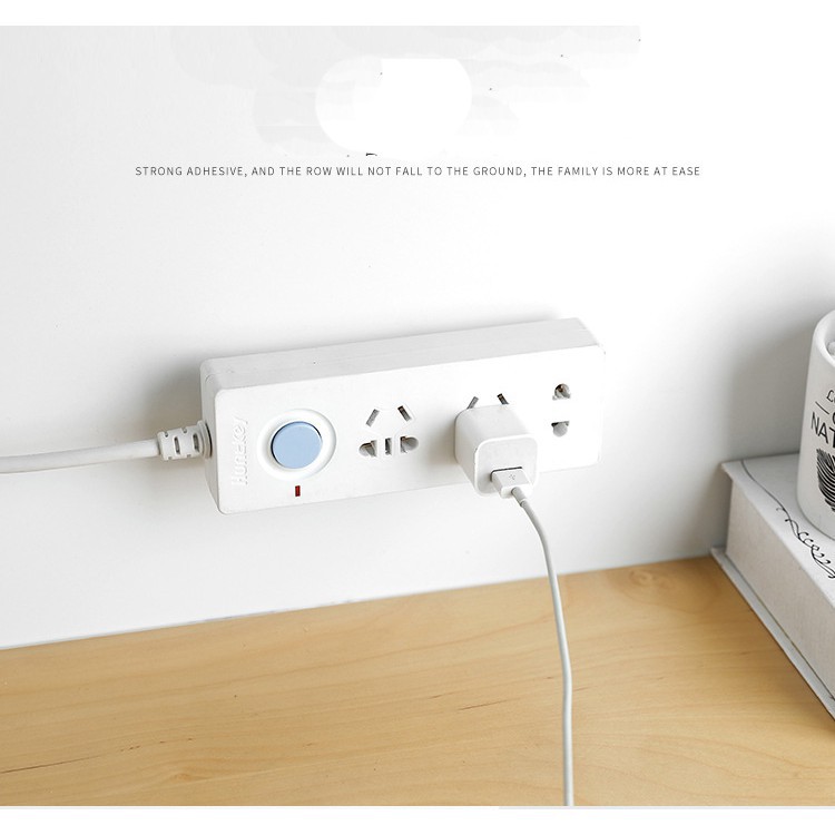 Miếng Dán Tường Treo Ổ Cắm Điện Treo Wifi Móc Treo Đa Năng Tiện Lợi Thanh Giữ Ổ Điện Xoay 360 Độ F443 HEAD SHOP