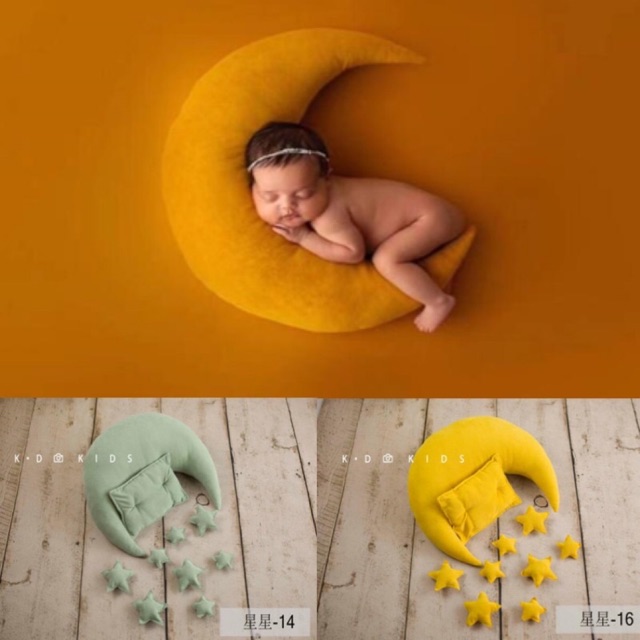 set đạo cụ chụp hình cho bé newborn sơ sinh