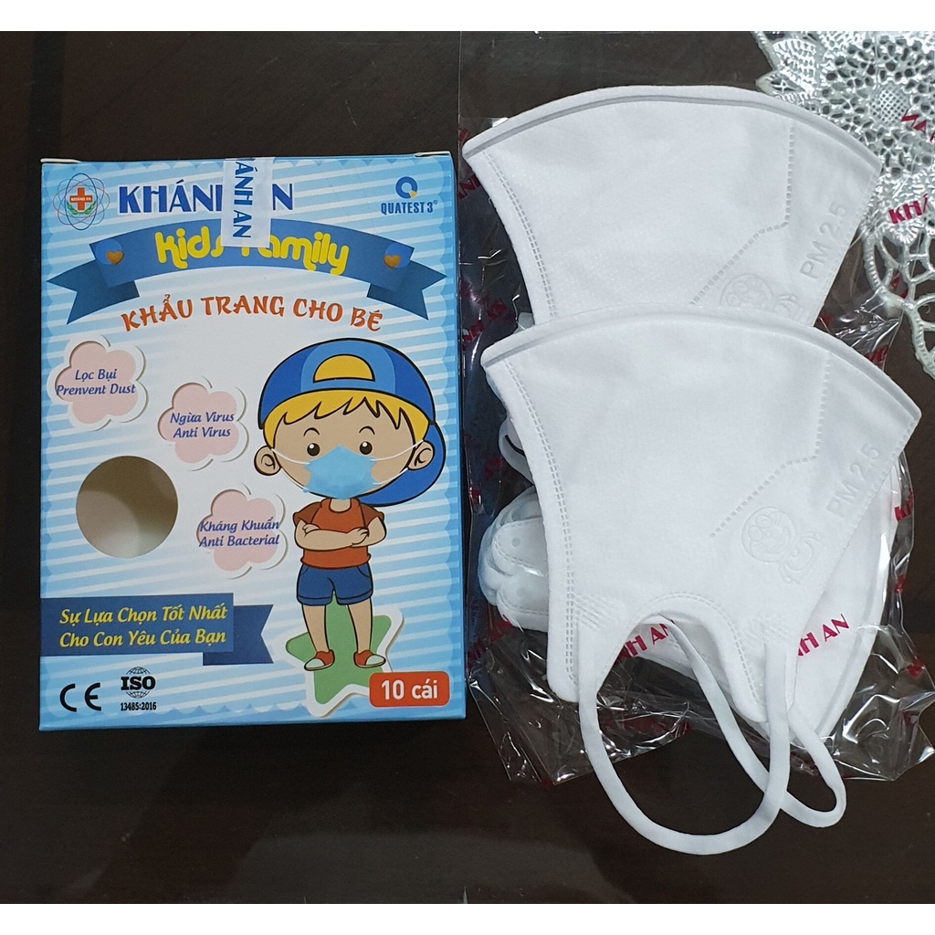 Khẩu trang trẻ em 3D Mask Danasa  trẻ từ 1 đến 3 tuổi kháng khuẩn đại lý đà nẵng phân phối