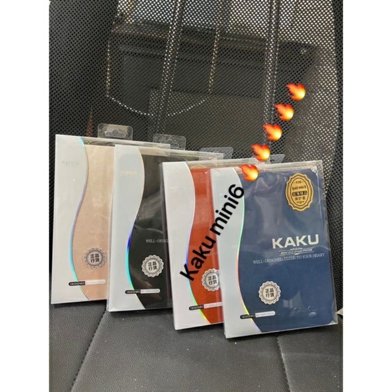 Bao da Kaku cho iPad Mini 6 smart Cover nắp gập 2 mặt siêu đẹp