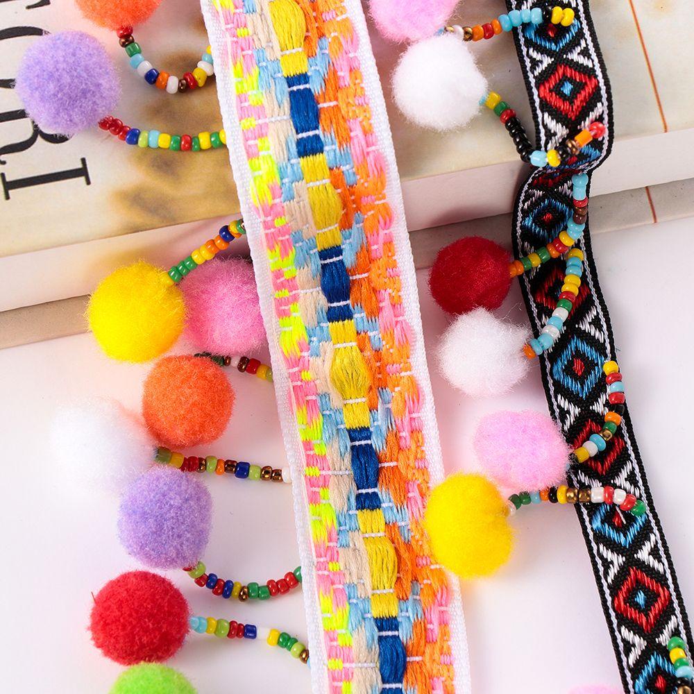 Dải Dây Tua Rua Dài 1 Yard Dùng Trang Trí Thủ Công Phong Cách Bohemia