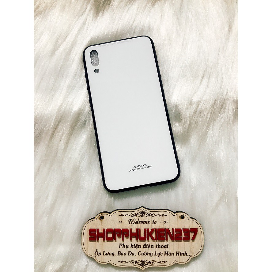 [Freeship toàn quốc từ 50k] ỐP LƯNG HUAWEI Y7 PRO 2019 ỐP GƯƠNG CƯỜNG LỰC CAO CẤP VIỀN DẺO ĐEN