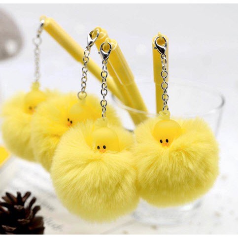 Bút quả bông gấu brown thỏ cony vịt sally BQB11 bút quả bông cute bút quả bông dễ thương