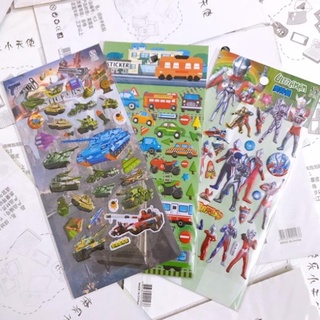 Sticker dán nổi nhiều mẫu khác nhau
