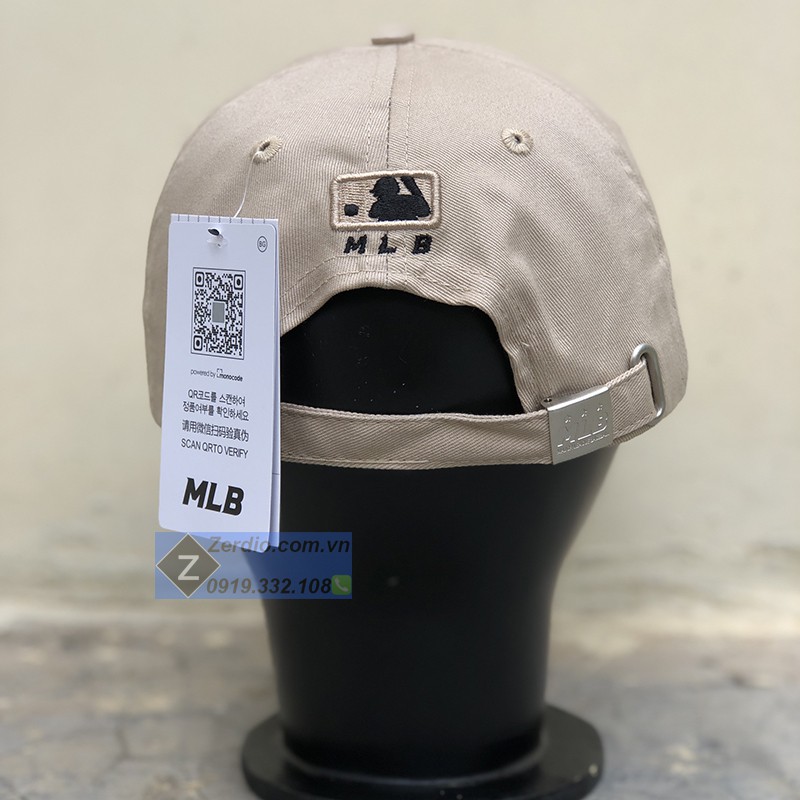 Mũ lưỡi trai Ny Classic form mềm cho nam và nữ màu đen, be full tem tag - M120