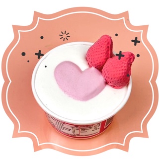 SLIME BƠ KEM DÂU MERINO CỰC XINH ~ Merino Strawberry Icecream thơm mùi dâu