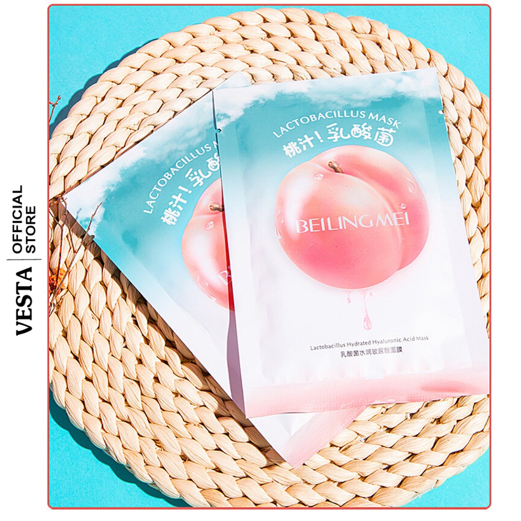 Mặt nạ giấy chiết xuất quả đào 𝗕𝗲𝗶𝗹𝗶𝗻𝗴𝗺𝗲𝗶 cấp ẩm dưỡng trắng da | BigBuy360 - bigbuy360.vn