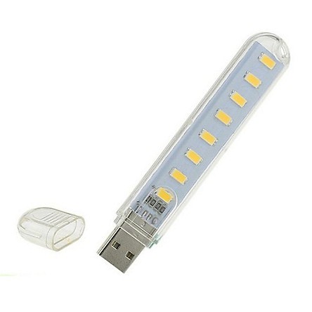 Đèn led usb 8 bóng siêu sáng .