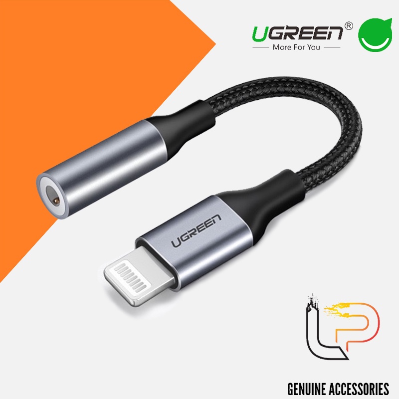 Cáp chuyển Lightning ra Audio 3.5 Ugreen - Chuẩn MFI