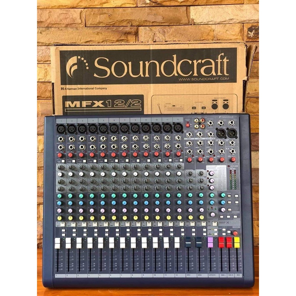 BÀN MIXER SOUNDCRAFT MFX12/2 CÔNG NGHỆ XỬ LÝ ÂM THANH MỸ