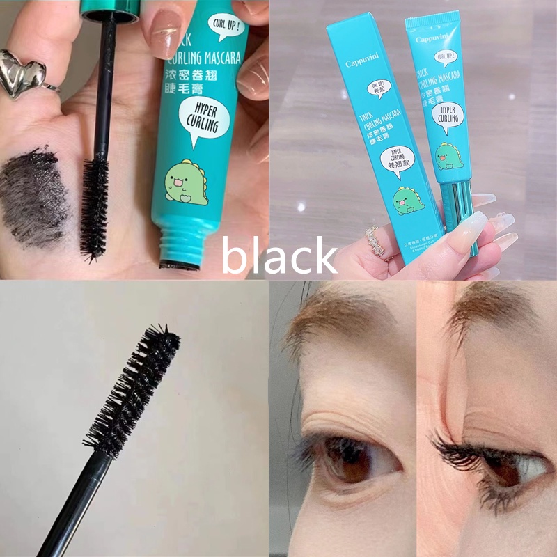 Mascara Cappuvini giúp chuốt lông mi dài cong và đều Hơn Với Thiết Kế Cọ Nhỏ Dễ Sử Dụng