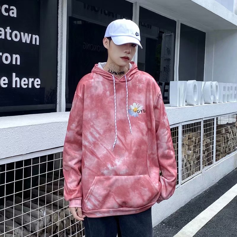 Áo Hoodie Dài Tay In Họa Tiết Hoa Cúc Phong Cách Hàn Quốc Dành Cho Nam / Size M-5Xl | BigBuy360 - bigbuy360.vn