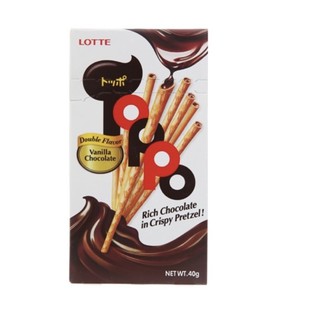 bánh que lotte toppo socola