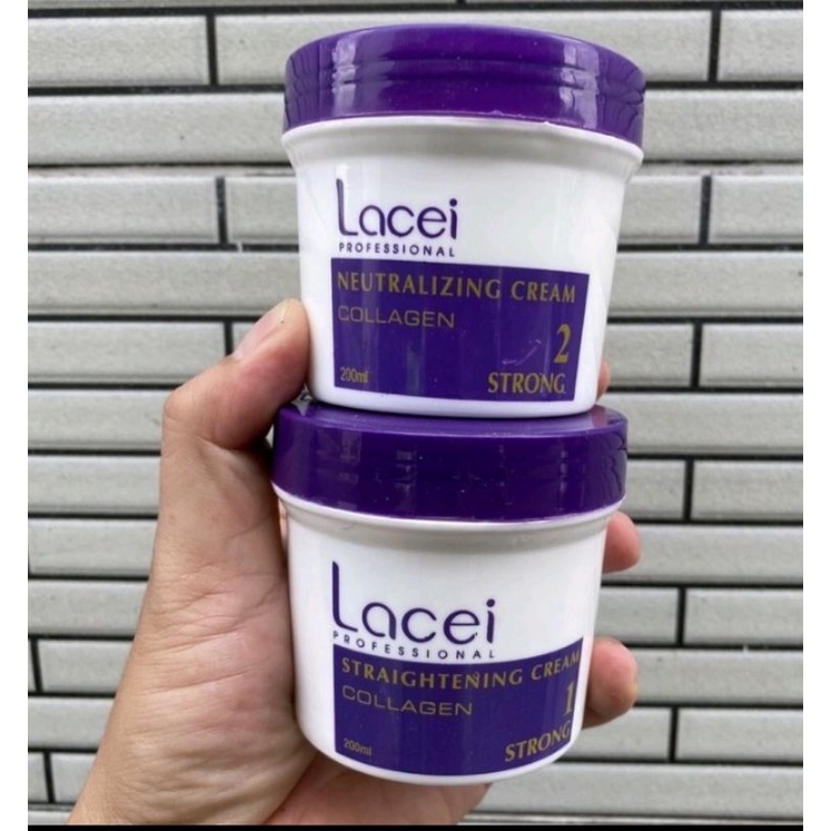 Thuốc duỗi tóc dùng tại nhà Lacei collagen siêu mượt