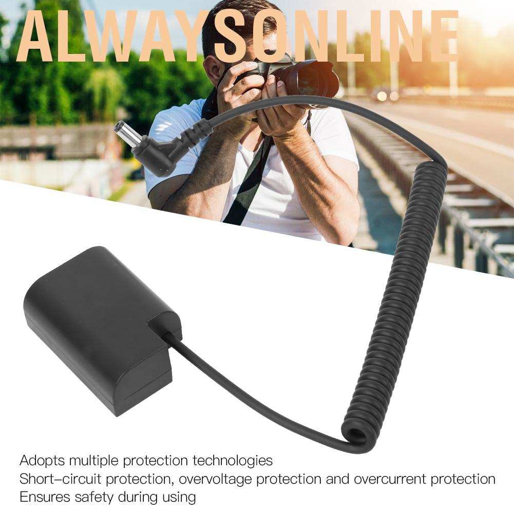 Bộ giải mã đầy đủ pin giả DC sang DMW-DCC12 (DMW-BLF19) cho GH3 GH4 GH5 GH5S