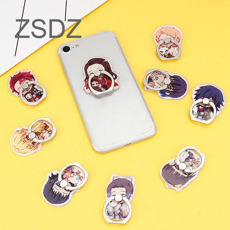 Vòng nhẫn đỡ điện thoại bằng acrylic hình anime Demon Slayer | BigBuy360 - bigbuy360.vn