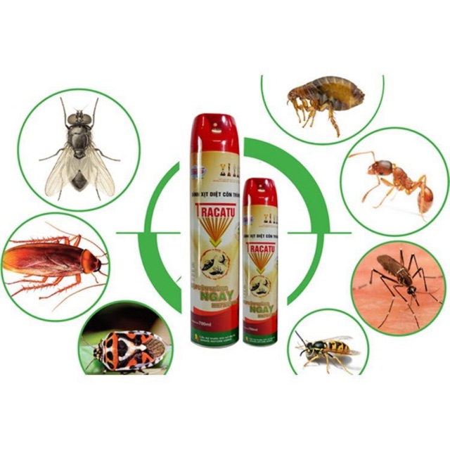 700ml - bình xịt muỗi, gián, kiến, côn trùng Tracatu hàng Việt Nam an toàn với trẻ nhỏ