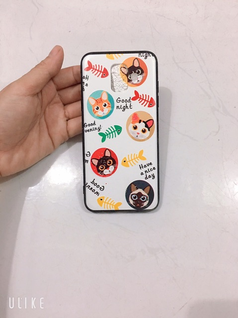 Ốp sam sung A6 ( Mèo, Cá)