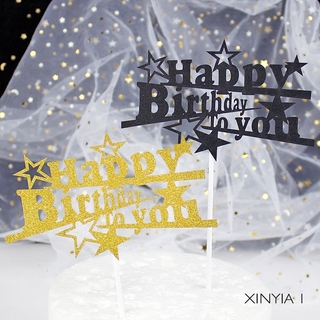 Phụ Kiện Trang Trí Bánh Kem Sinh Nhật Chữ Happy Birthday #XY1