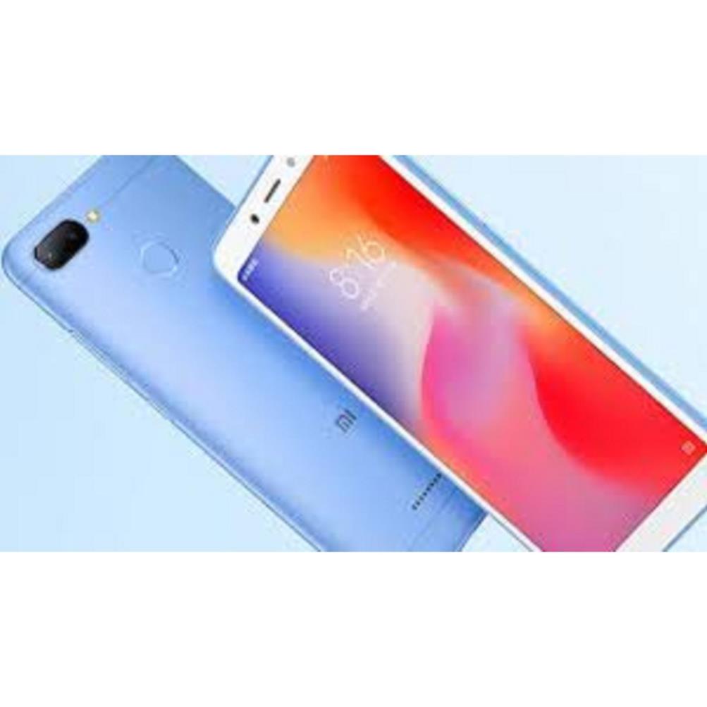 Điện thoại Xiaomi Redmi 6 2sim ram 4G/64G mới Chính hãng, Tiếng Việt, VÂN TAY, Chiến PUBG/Liên Quân - TTN 02