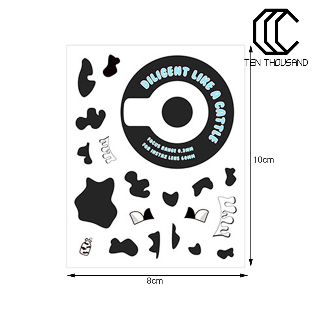 Set 5 miếng dán trang trí máy ảnh Fuji Instax Mini11 họa tiết hoạt hình