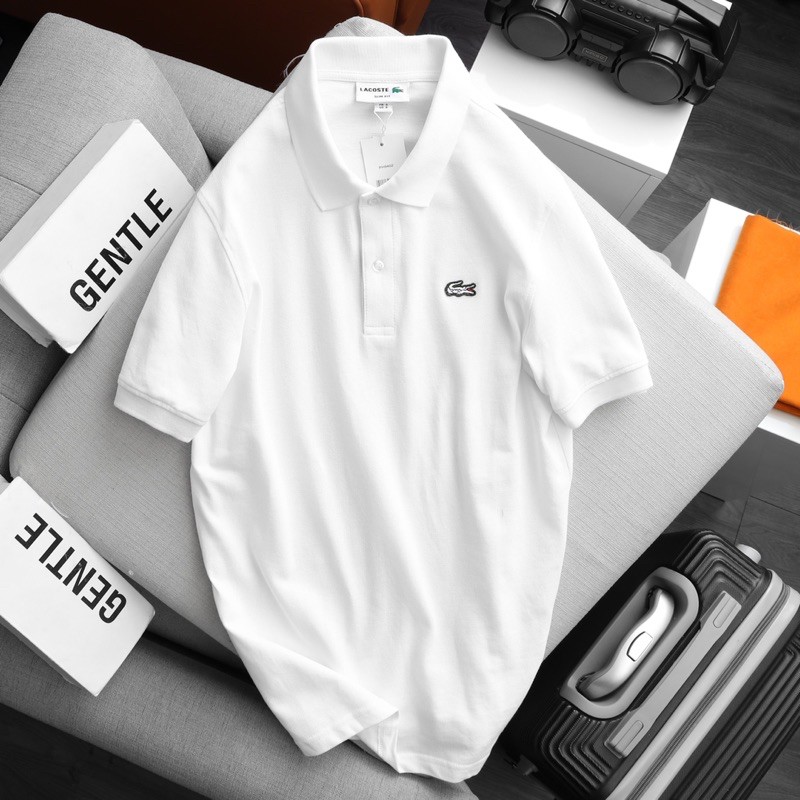 Polo Lacoste Basic Chất Liệu Cotton Gai Cá Sấu Mềm Mịn | BigBuy360 - bigbuy360.vn