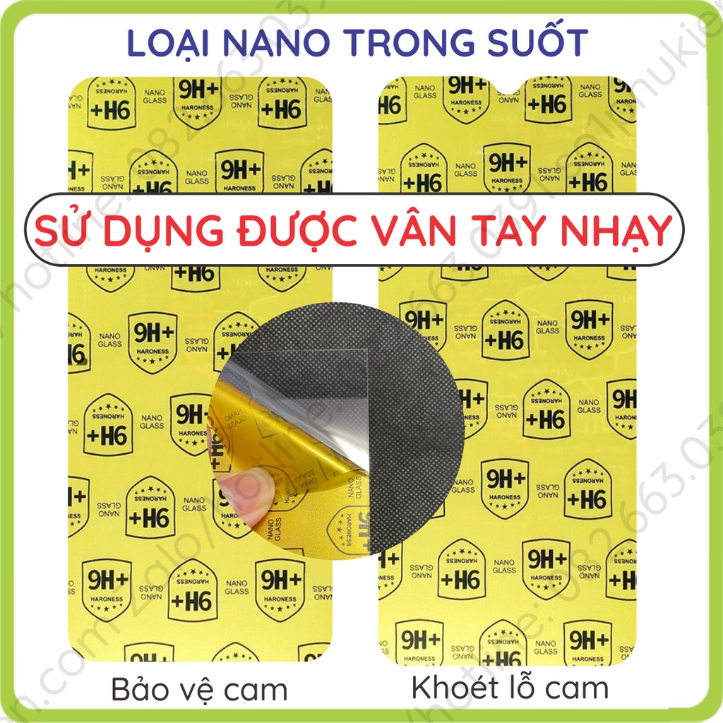 Dán cường lực Nokia C21+ (C21 plus) nano trong suốt, chống vân tay, bảo vệ mắt chuẩn cường lực 9H+