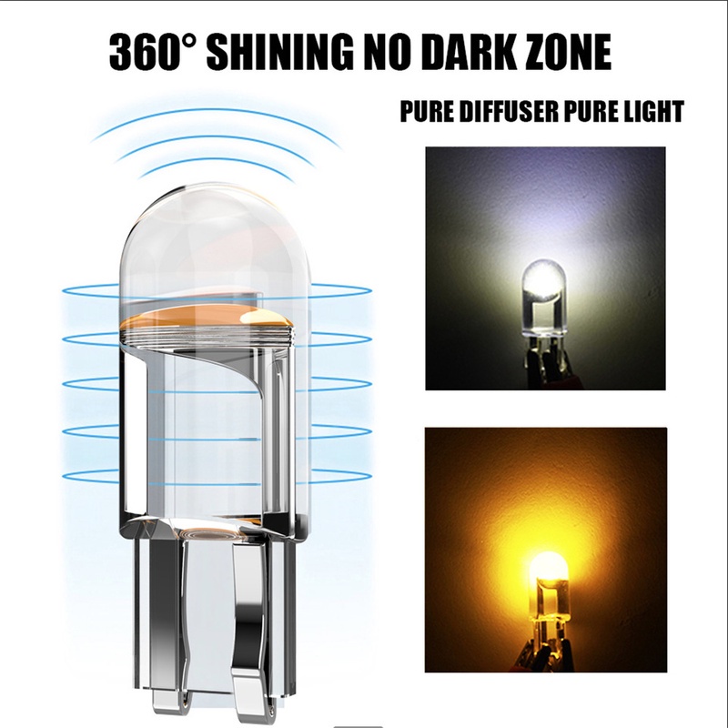 Đèn LED T10 Trong Suốt Chiếu Sáng Biển Số Xe Hơi