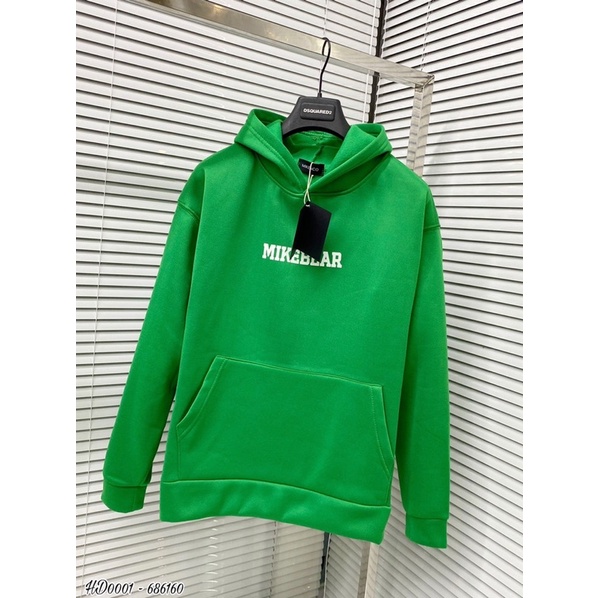Áo hoodie mikenbear gấu,áo hoodie mikenco xanh 2022