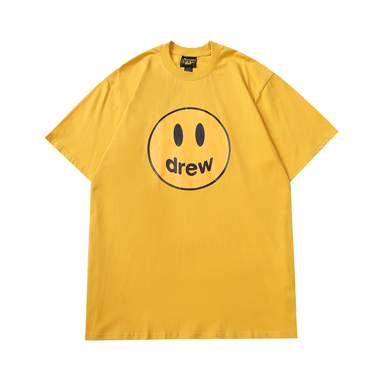 Áo thun tay ngắn in hình mặt cười phong cách cổ điển