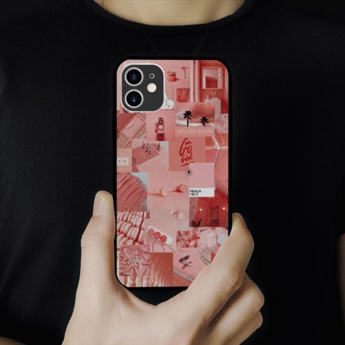 Ốp lưng iphone SAMSUNG hình an outie girl aesthetic collage art viền vuông  cho các dòng iPhone PAP20210490