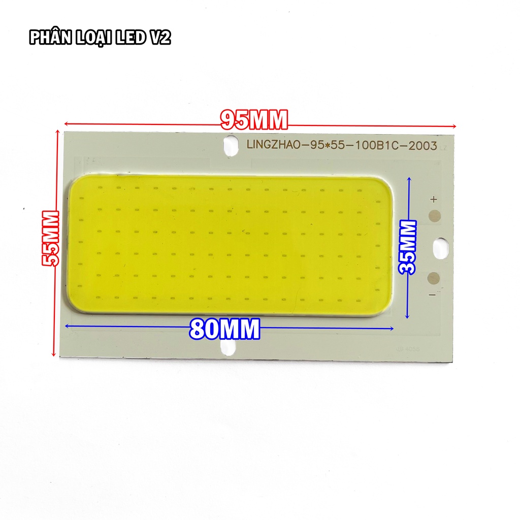 Đèn Led siêu sáng 3.7V 4.2V 50W sáng trắng
