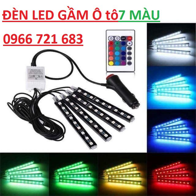 ĐÈN LED GẦM Ô tô 7 MÀU