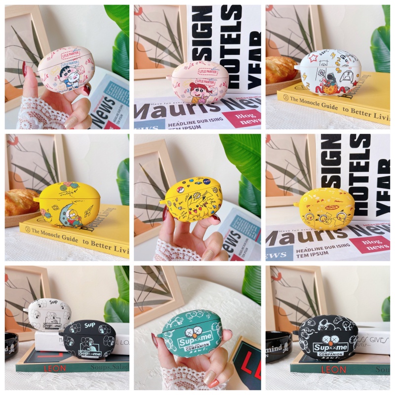 Vỏ Bảo Vệ Hộp Sạc Tai Nghe Không Dây Chống Rơi Hình Pikachu Cho Sony WF-1000XM4