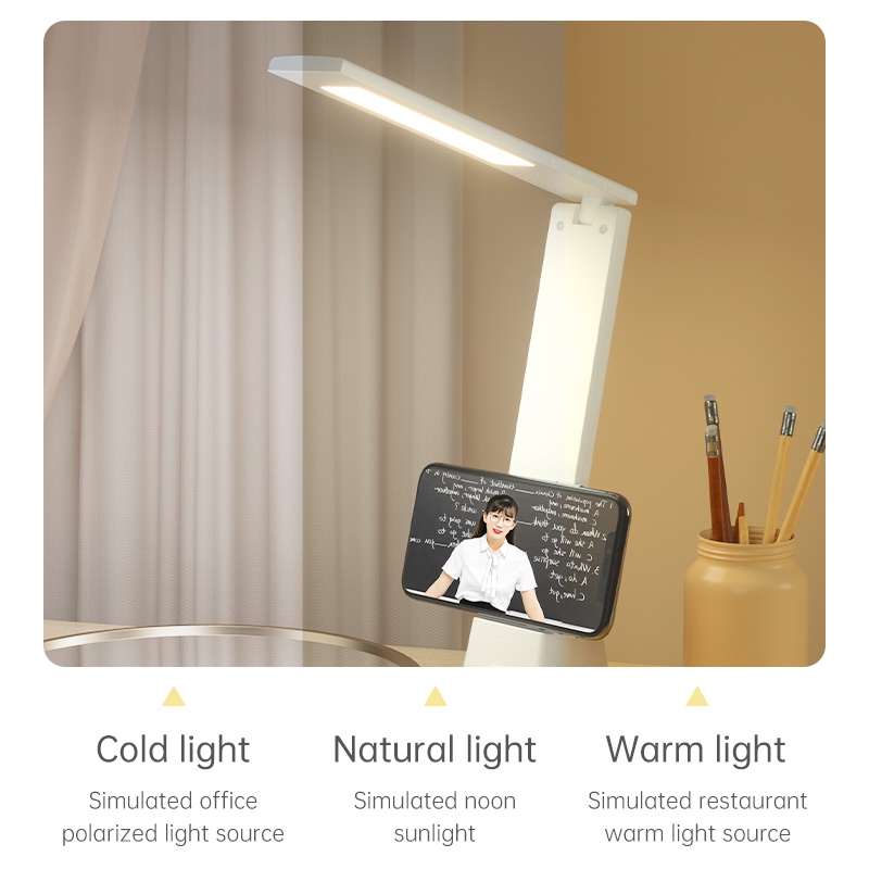Đèn LED Đọc Sách USB Cảm Ứng 3 Độ Sáng Điều Chỉnh Linh Hoạt