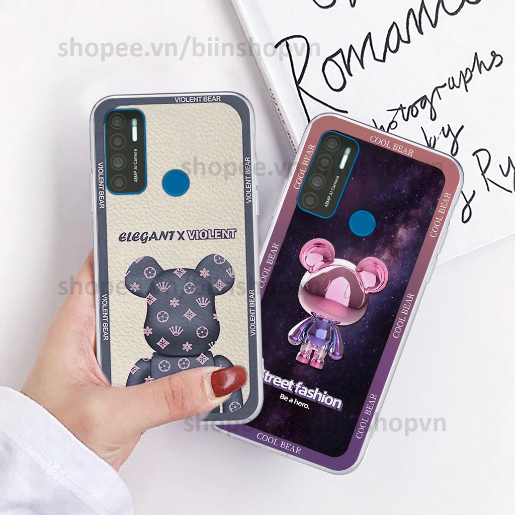 Ốp Vsmart Star 5 / Joy 4 / Live 4 hình gấu bear brick đẹp độc lạ, thời trang, cá tính