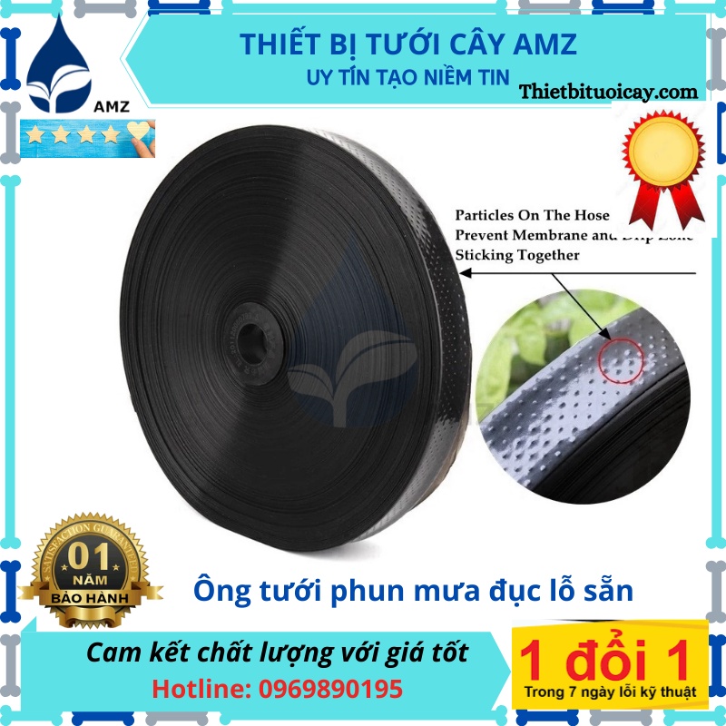 Ống tưới phun mưa phi 27mm - 100% nhựa nguyên sinh