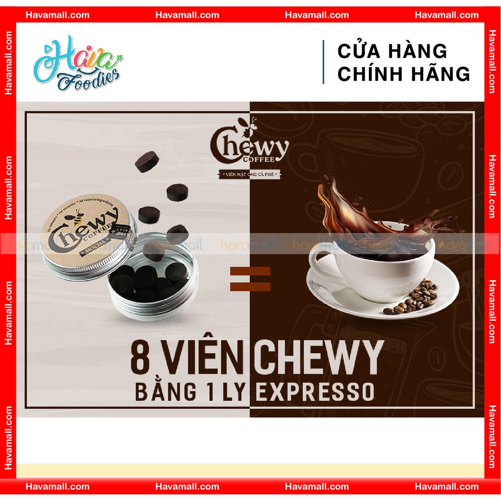 [DATE MỚI NHẤT] Kẹo Ngậm Mật Ong Cà Phê Chewy Coffee 14gr