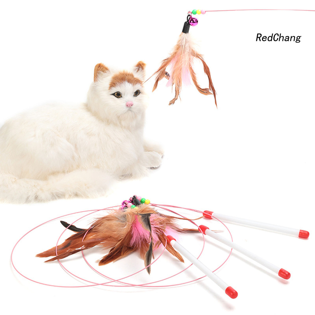 Gậy đồ chơi gắn lông vũ dành cho mèo